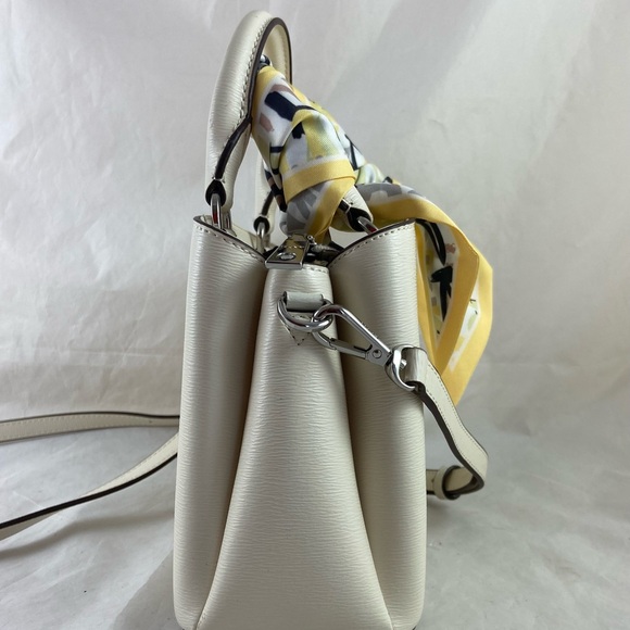 DKNY Paige Small Satchel R21DL465 Crossbody Strap and Double Handle With Scarf - Picture 7 of 13